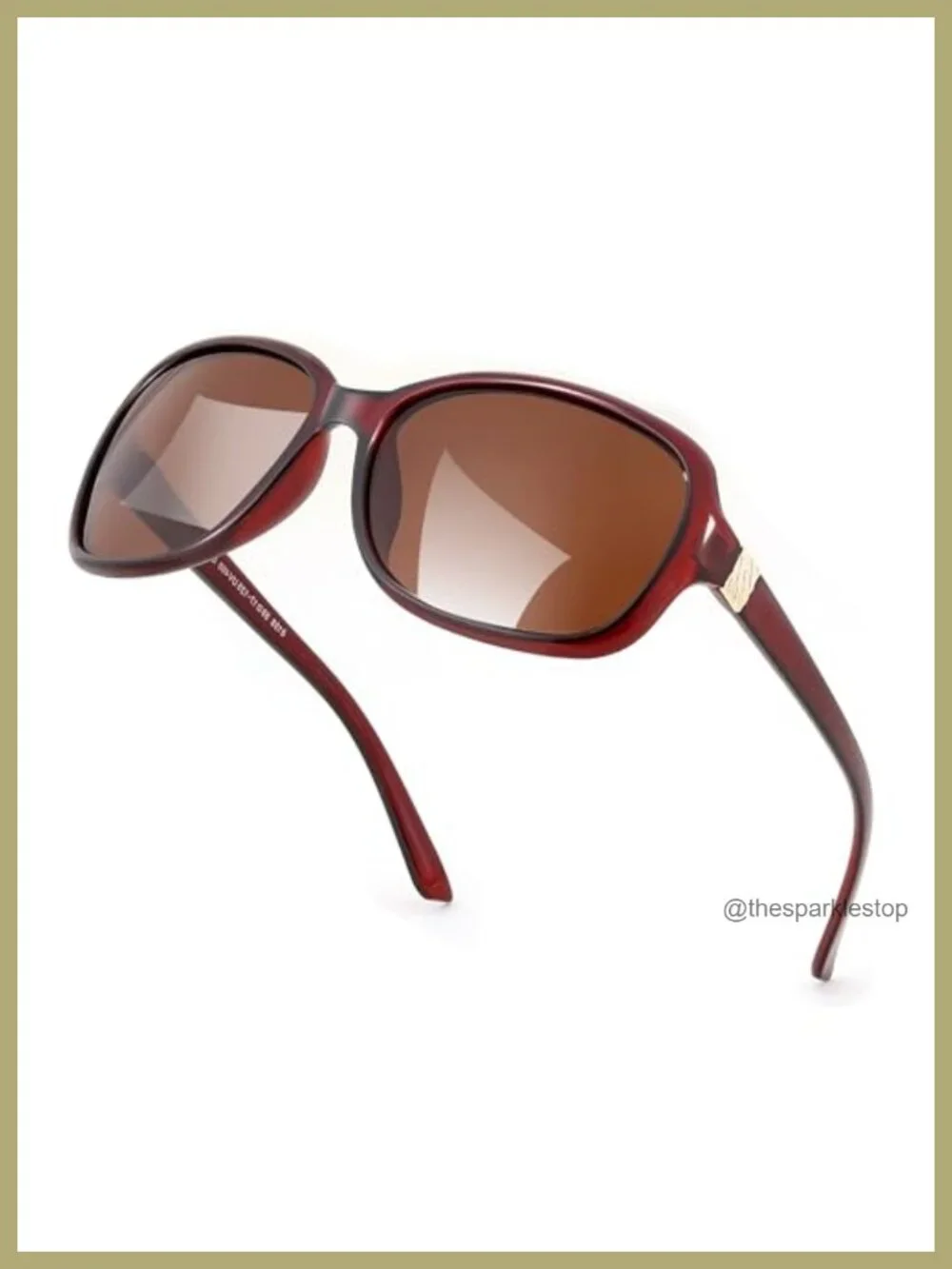 Vintage Square Polarized Sunglasses UV400 Protection Retro Style